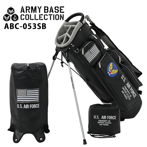 アーミーベースコレクション スタンドバッグ US.エアフォース ABC-053SB ARMY BASE キャディバッグ AIR F