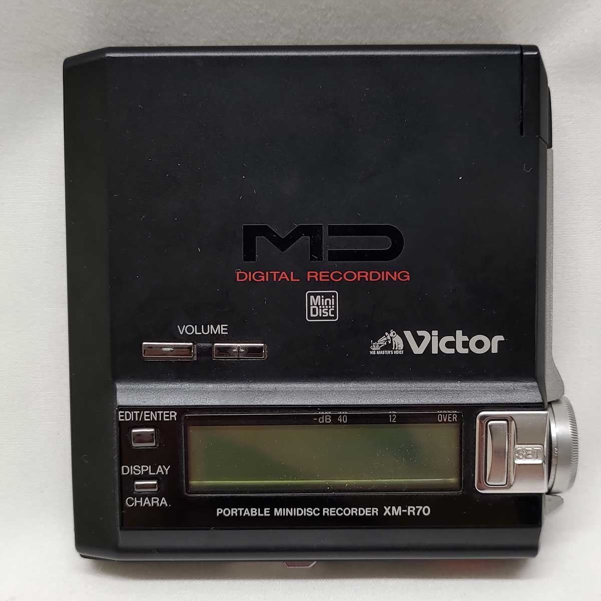 ビクター ポータブルMDレコーダー ブラック XM-R70-B Victor