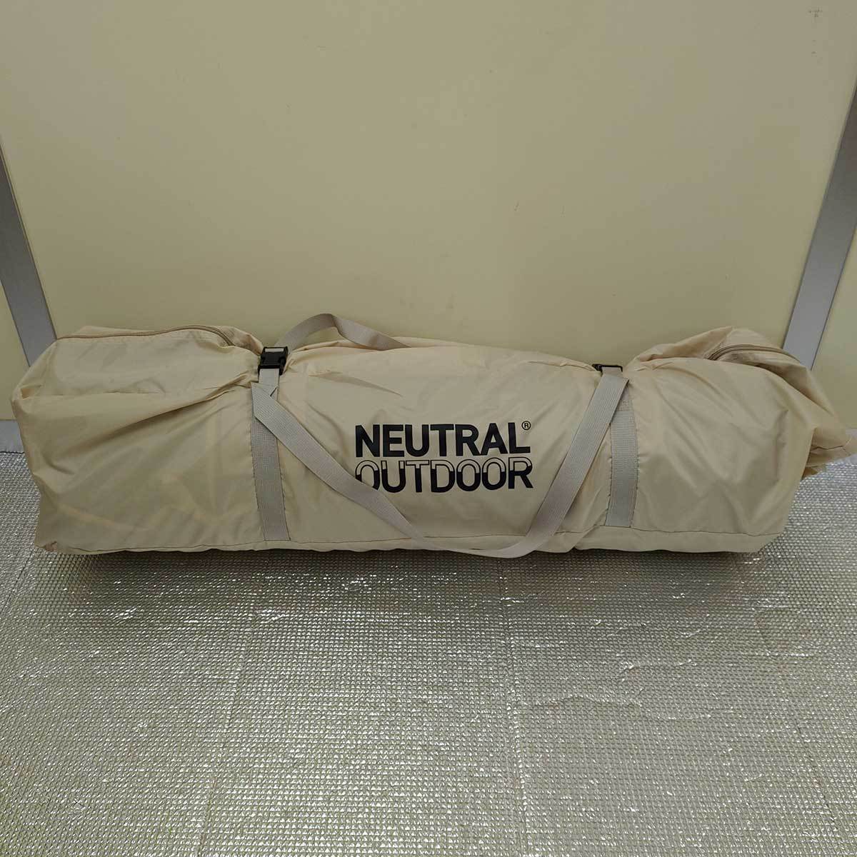 【中古・未使用品】NEUTRAL OUTDOOR GE ワンポールテント2.5 アイボリー NT-TE01(品番: 23456) ニュートラルアウトドア ゲル型_画像1