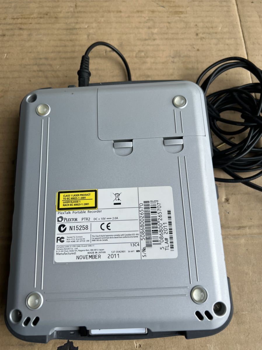 PLEXTOR PTR2□プレクストーク 視覚 障碍者 ポータブルレコーダー