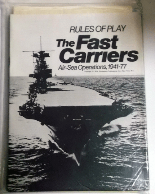SPI/THE FAST CARRIERS AIR-SEA OPERATIONS,1941-77/ジップヴァージョン/新品駒未切断/日本語訳無し