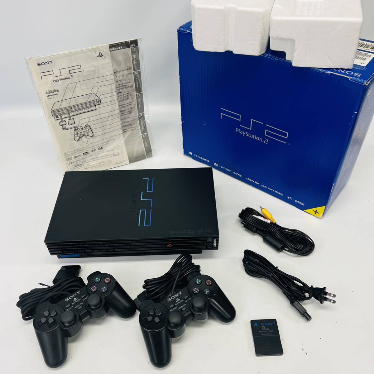 完品 1円 SONY ソニー PlayStation2 PS2 本体 SCPH-50000 ブラック 