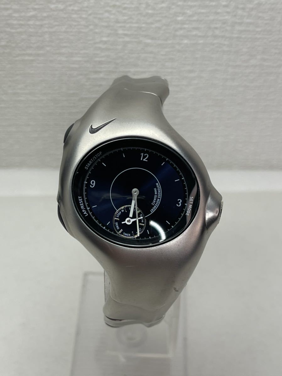 腕時計 レア超希少 NIKE ナイキQZ VD91-5020 紺文字盤 /レディース