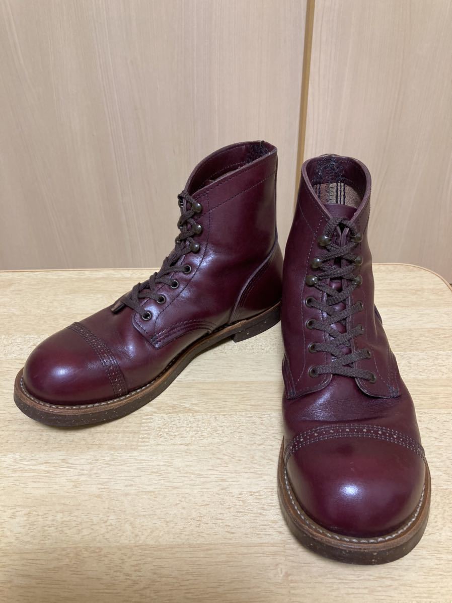 15年製 希少 7D RED WING 8012 アイアンレンジ 25cm red wing 15年製 希少 7D RED WING 8012 アイアンレンジ 25cm red wing