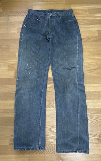 初期85年製 先染め黒 80´s USA製 VINTAGE Levi´s 501-0658 care