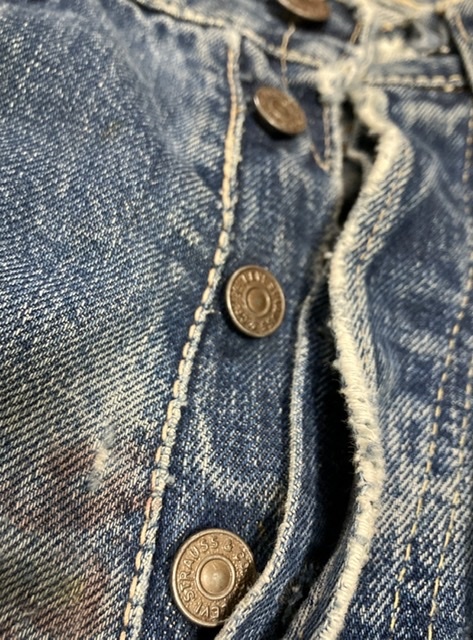 60's VINTAGE Levi's 501 タイプ物 bigE 足長R Ｖステッチ デニムパンツ ヴィンテージ オリジナル USA製 古着