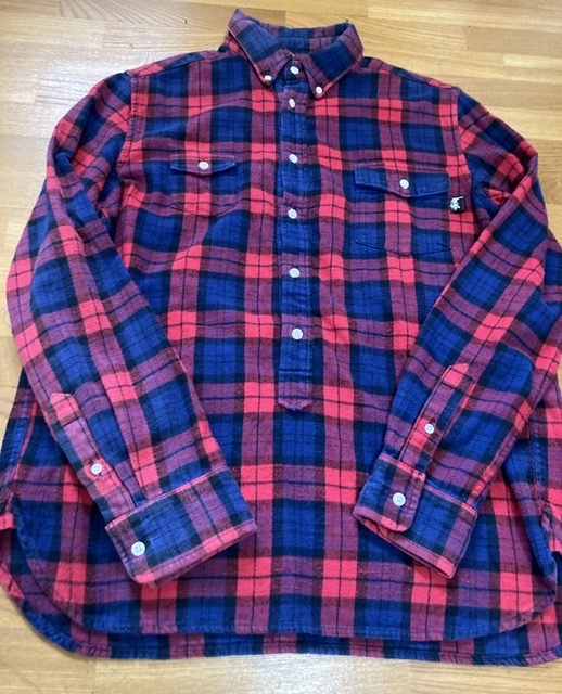 100 %品質保証 VINTAGE USA製 80's OLD 古着 オリジナル ヴィンテージ マチ付き チェックコットンシャツ ハーフボタン 黒タグ stussy 長袖シャツ 100 %品質保証 VINTAGE USA製 80's OLD 古着 オリジナル ヴィンテージ マチ付き チェックコットンシャツ ハーフボタン 黒タグ stussy 長袖シャツ