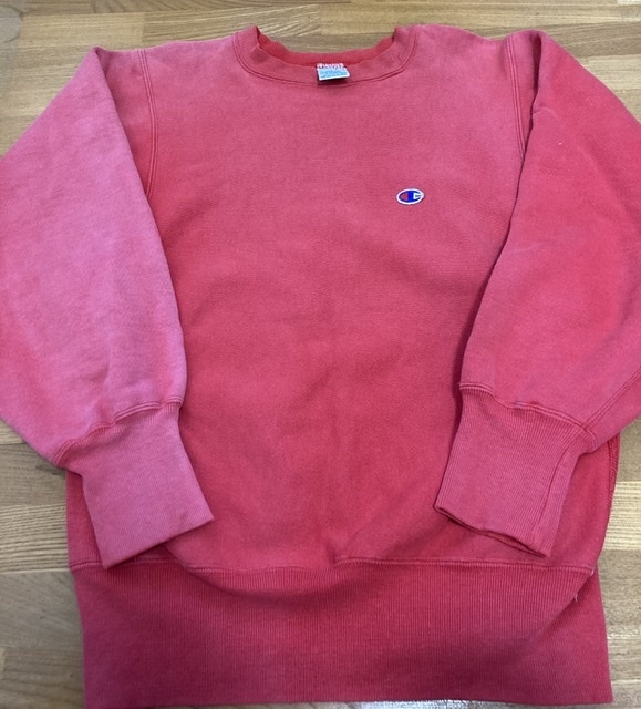 90's VINTAGE USA製 Champion チャンピオンリバースウィーブ 赤 古着_画像3