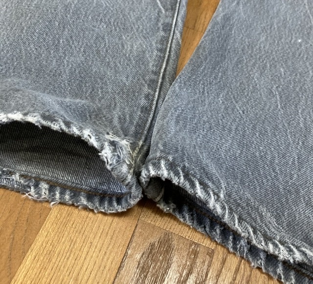 初期86年製！先染め黒！80's USA製 VINTAGE Levi's 501-0658 532刻印 ブラックデニムパンツ ヴィンテージ オリジナル 古着_画像6