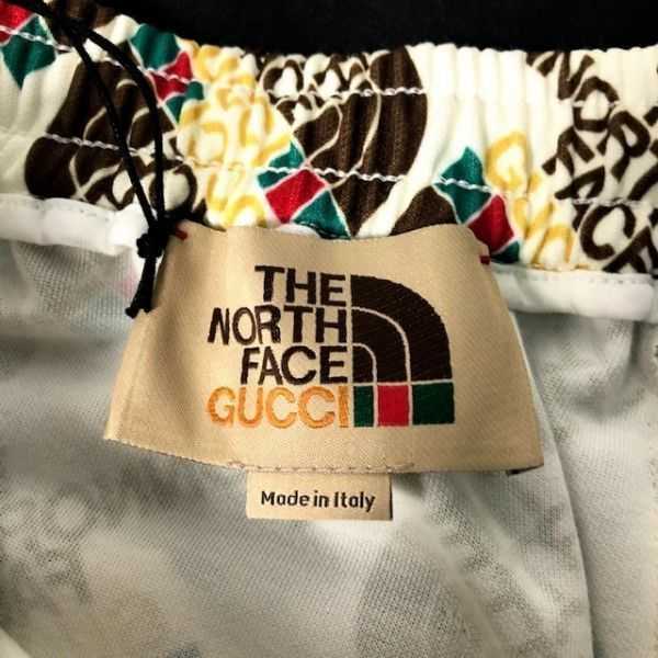 新品正規Lサイズ Gucci x The North Face Web Print Technical Jersey Jacket テクニカルジャージーパンツ 総柄トラックパンツ_画像6