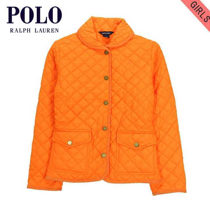 新品国内正規 ポロラルフローレン キッズ130ジャケットガールズ POLO RALPH LAURENキルティングジャケット_画像1