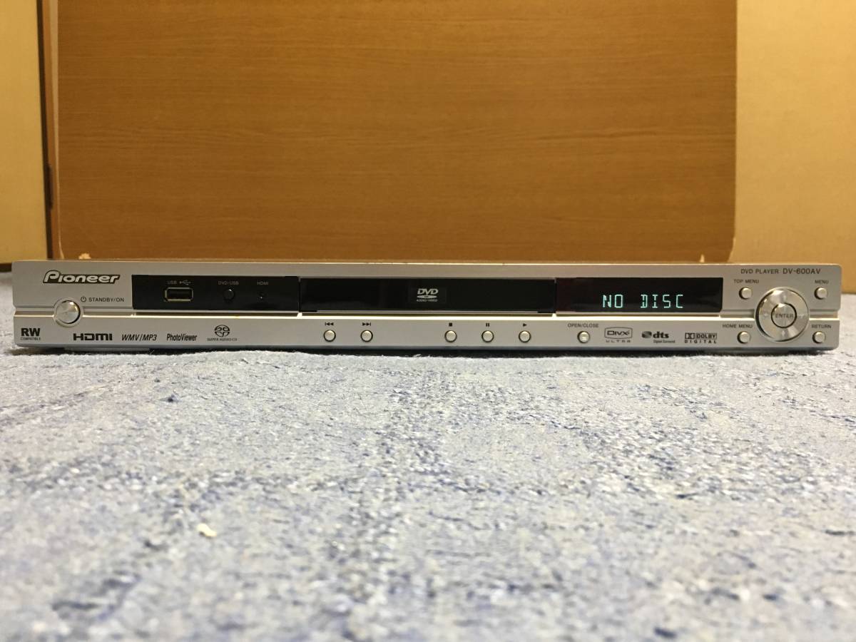 Yahoo!オークション - Pioneer DV-600AV DVDプレーヤー DVD Yahoo!オークション - Pioneer DV-600AV DVDプレーヤー DVD