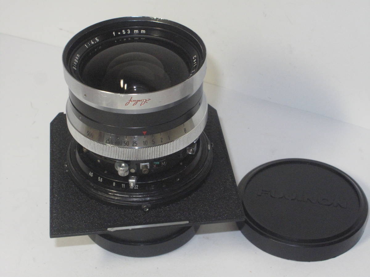 Carl Zeiss Biogon super wide-angle 53mm f4.5 ( 4×5 Lynn ho f large size lens ) # rare article # 10660