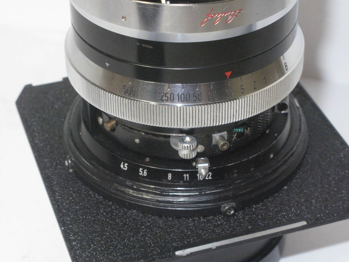 Carl Zeiss Biogon super wide-angle 53mm f4.5 ( 4×5 Lynn ho f large size lens ) # rare article # 10660