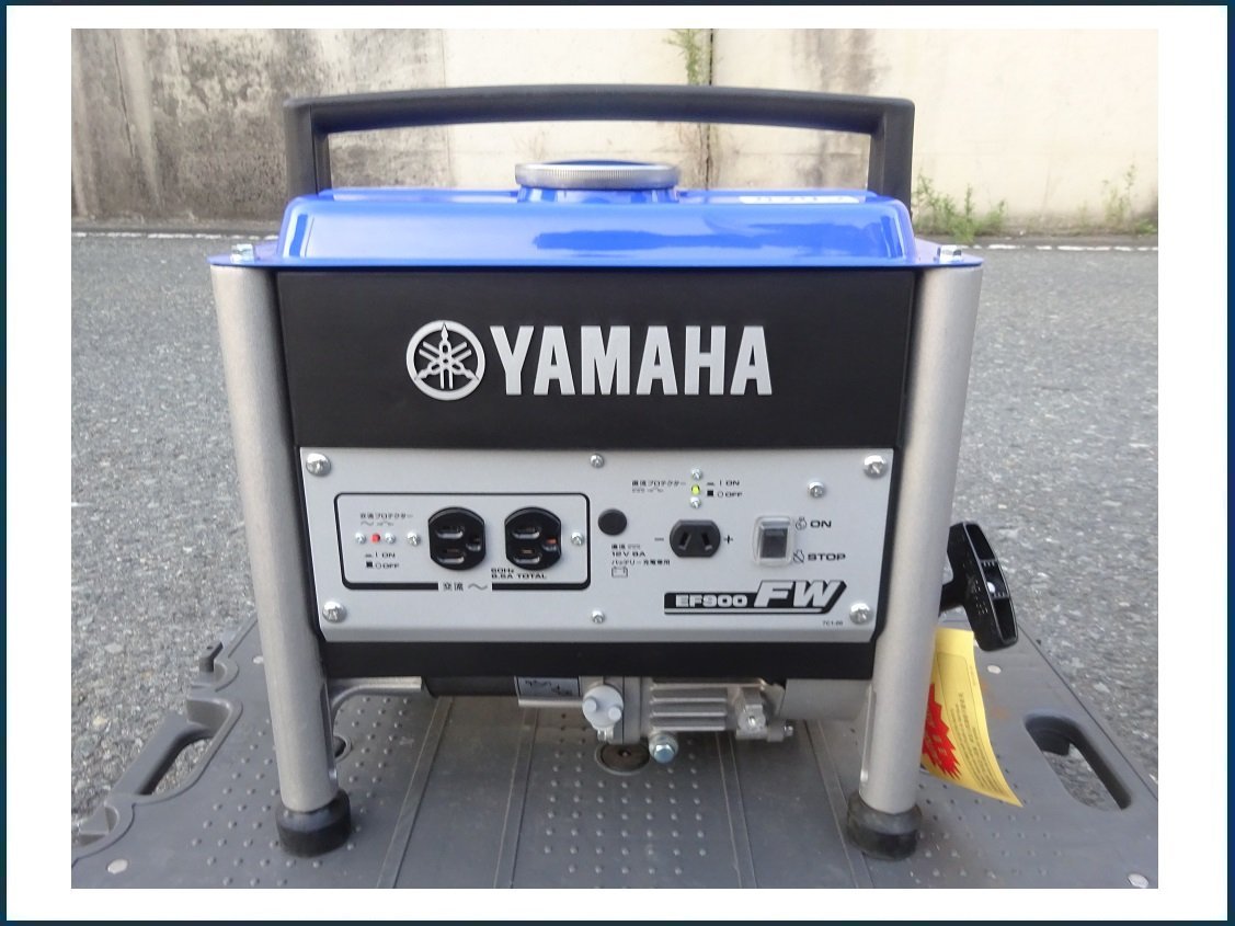 美品 YAMAHA ヤマハ ポータブル発電機 EF900FW 携帯発電機 100V 60Hz 4