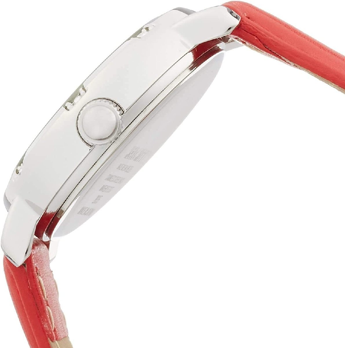  CITIZEN   наручные часы  ...  водонепроницаемый   кожа  ремень   сделано в Японии  000 претензии и возврат товара не принимаются 003   серебристый / красный  4966006058192