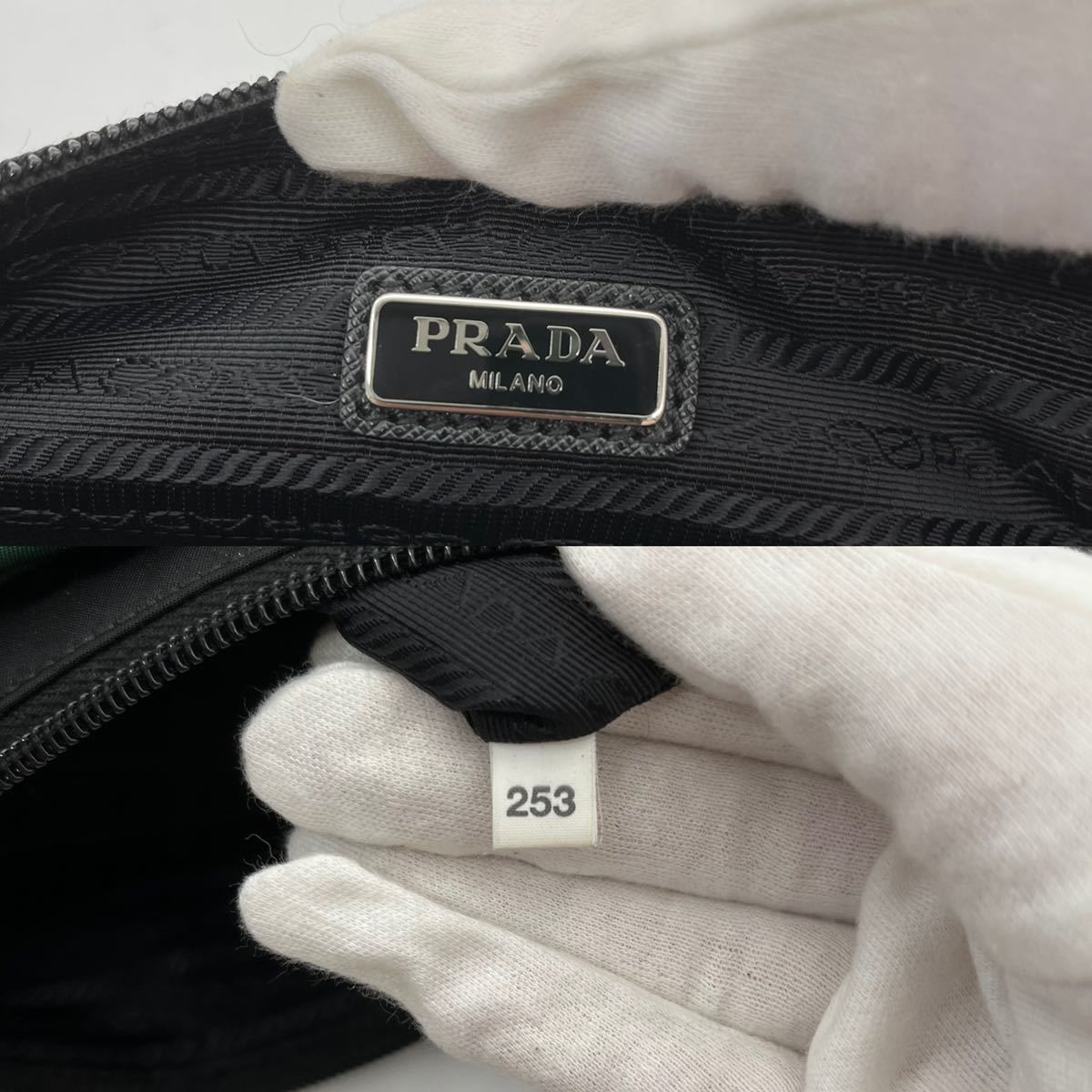 1円〜【極美品】プラダ PRADA クラッチバッグ ボディバッグ セカンド