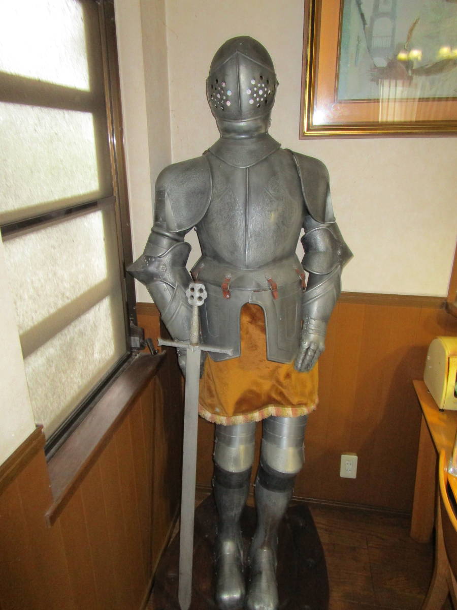 西洋甲冑 レプリカ 等身大 日曜のお昼に取りに来てくれる方限定! 条件