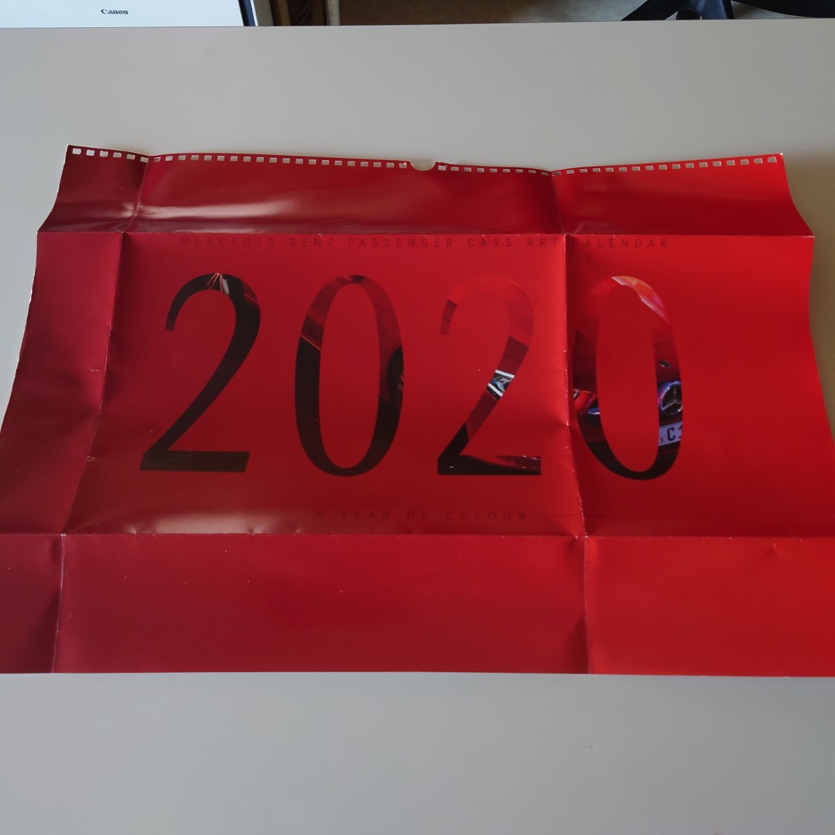 A4折込 2020年 メルセデスベンツ カレンダー