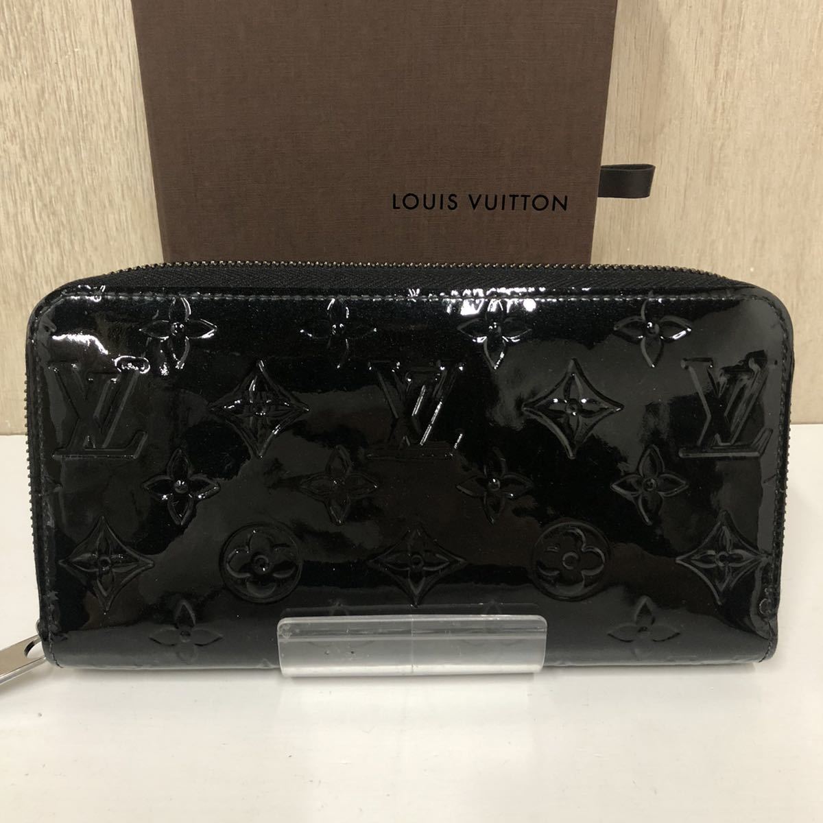 箱付き☆【LOUIS VUITTON】ルイヴィトン☆長財布 モノグラム ヴェルニ