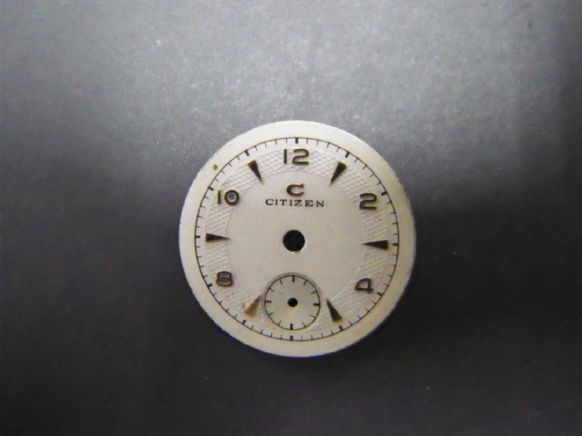  antique Citizen CITIZEN small second face dial clock Φ20 control No. 1249