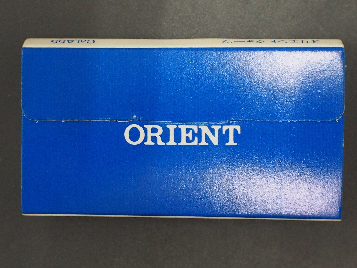  Orient ORIENT Old quartz wristwatch for owner manual Cal: A55