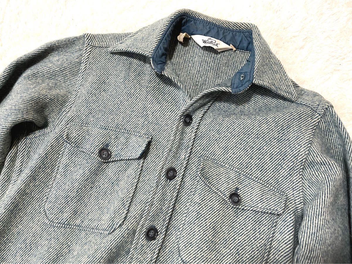 希少 60’s-70’s ウールリッチ CPOシャツ ウールシャツジャケット