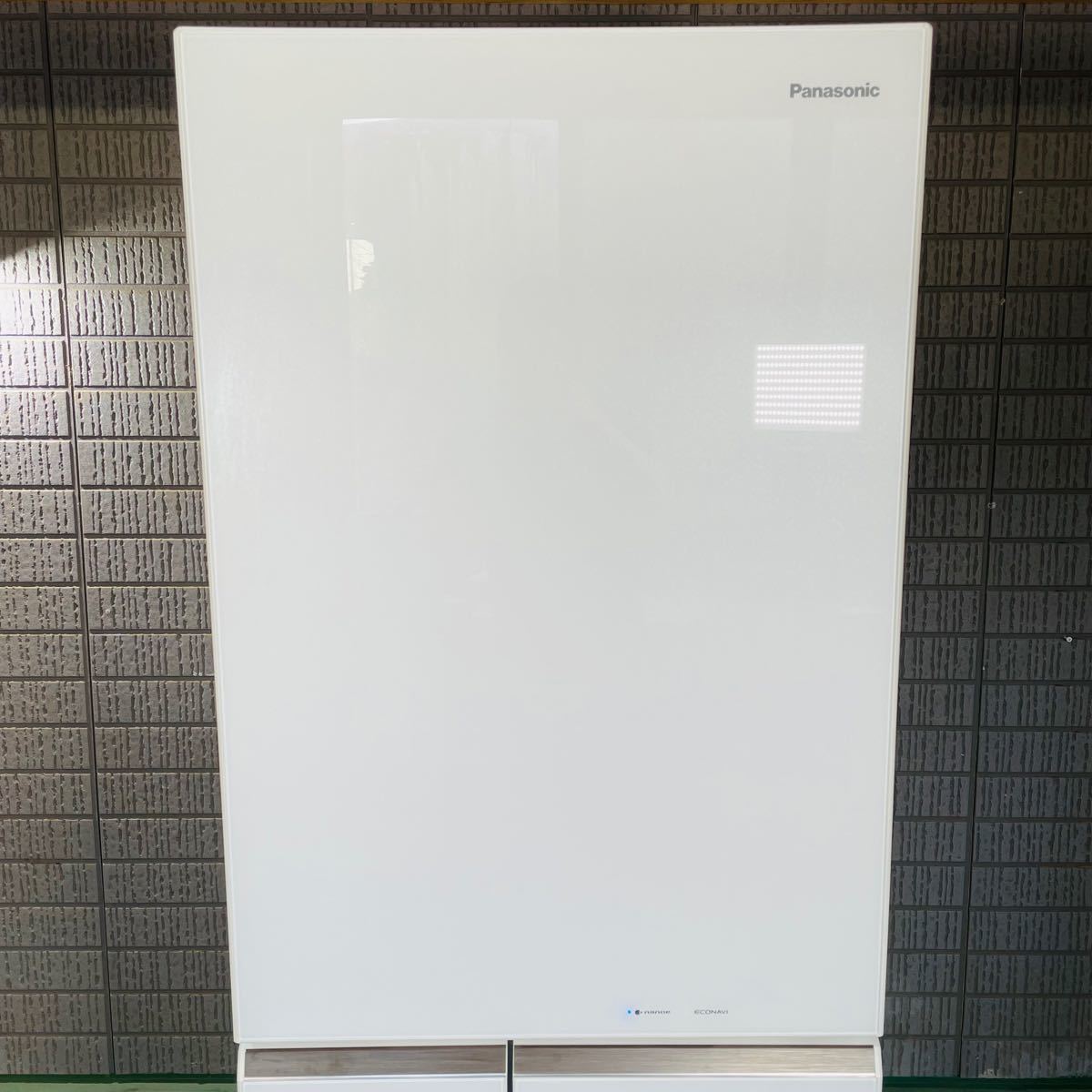 美品 406L 冷蔵庫 おしゃれガラストップ 2017年製【地域限定配送無料】