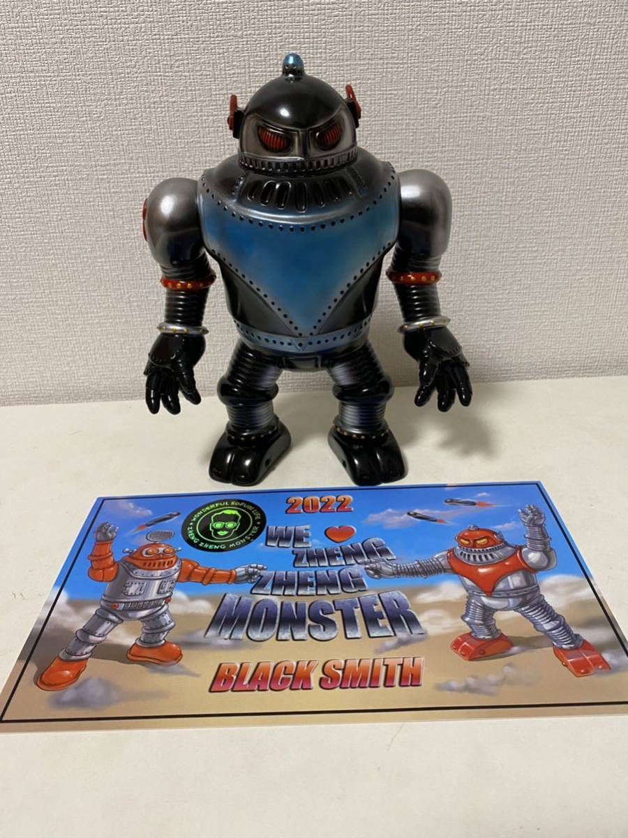 BLACK SMITH ZHENG ZHENG MONSTER SAMSON ROBOT ソフビ h×s izumonster