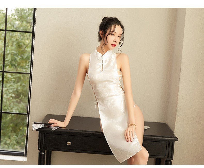 PYD1676*se comb up - tea .liina dress compilation to white 