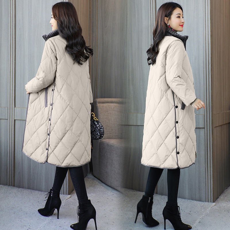 cjx1499* highest grade down jacket cotton inside down coat lady's long height winter coat down coat lady's cotton inside coat down jacket 