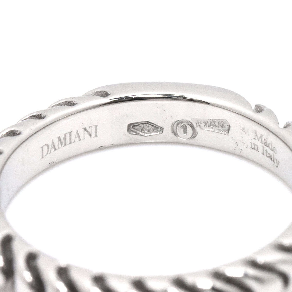 ダミアーニ DAMIANI ダミアニッシマ 7号 リング K18 WG ホワイト