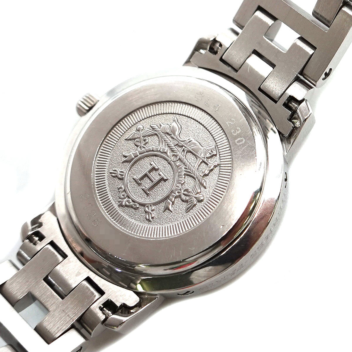 エルメス HERMES クリッパー ナクレ CL4 230 レディース 腕時計 12P