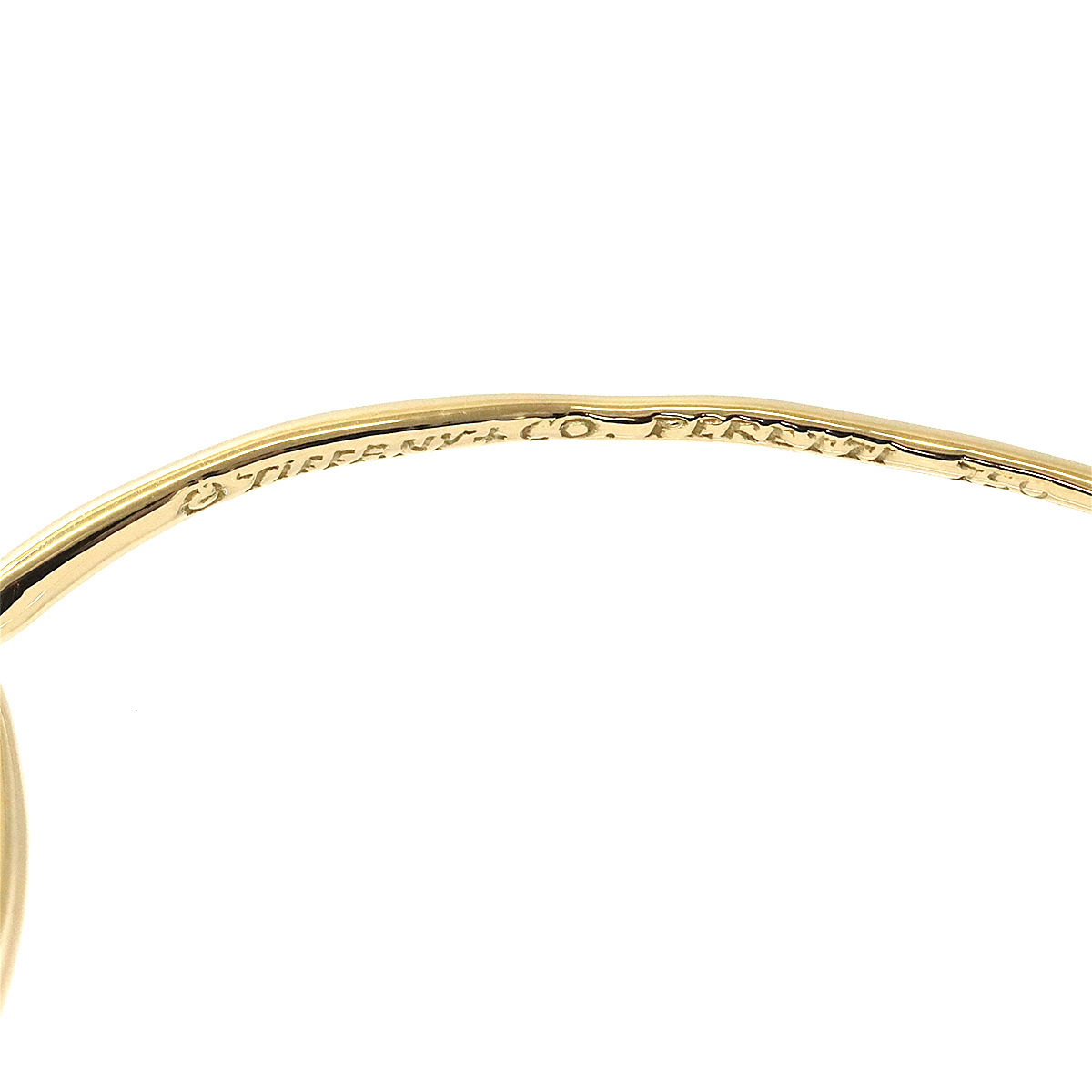 ティファニー TIFFANY&Co. オープン ハート ピアス K18 YG イエロー