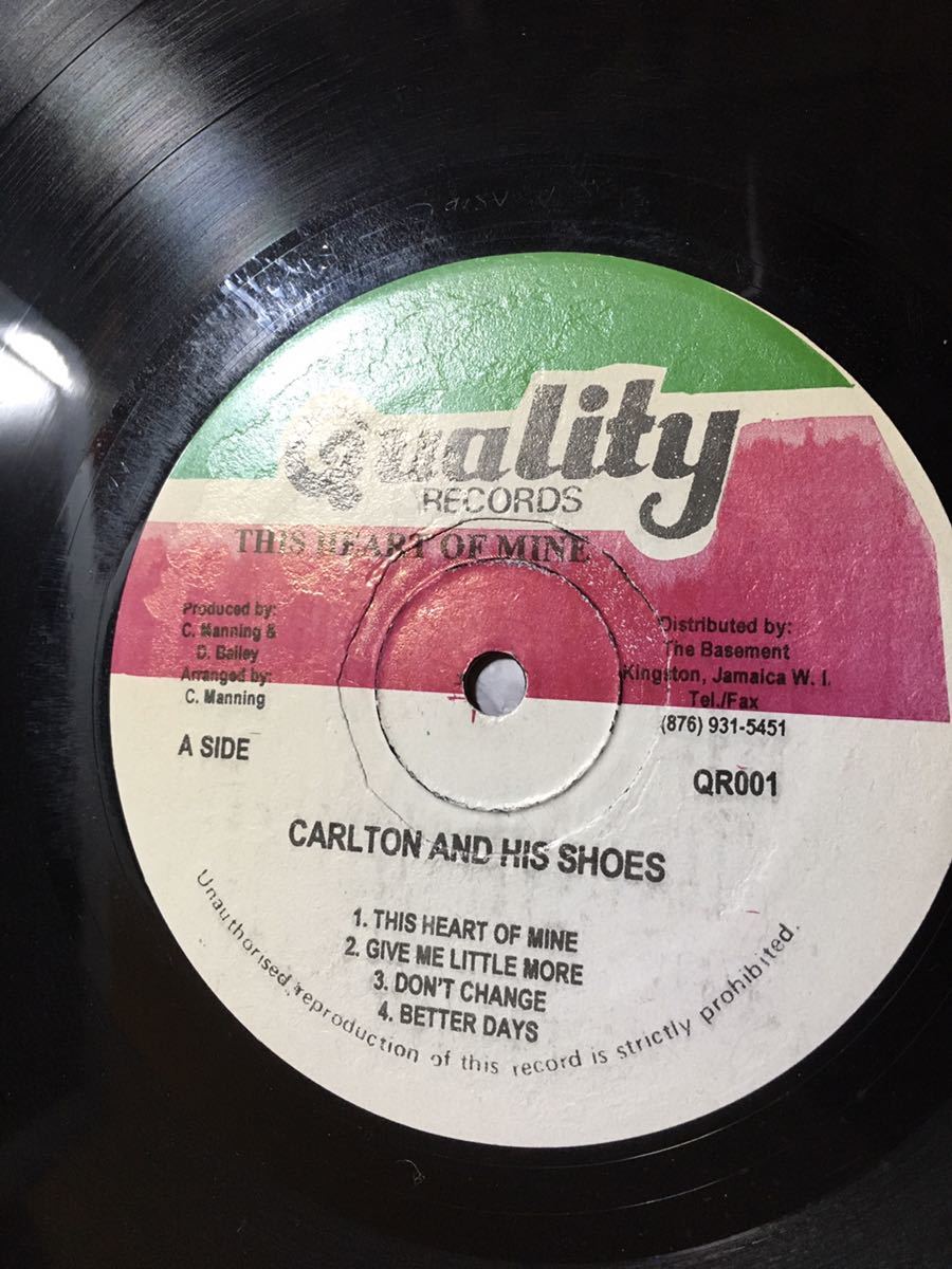  Junk LP Carlton And The Shoes / This Heart Of Mine