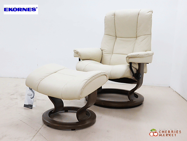 ◇展示美品◇ Ekornes エコーネス メイフェア 本革 ストレスレスチェア