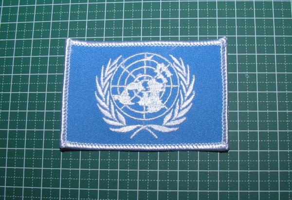  国連旗のパッチ・新品 (H.M.C) ・在庫限りの画像1