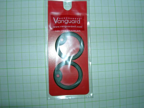 特価SALE！米軍ドッグタグ・認識票用サイレンサー・２個セット (Vanguard) 在庫限りの画像2