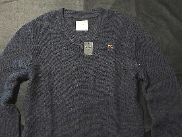 80s リバースウィーブ デッドストック アバクロ Lサイズ ダブルネーム