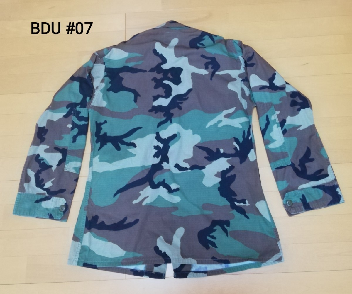 #07  米軍放出品 ミリタリージャケット 迷彩 BDU ウッドランド