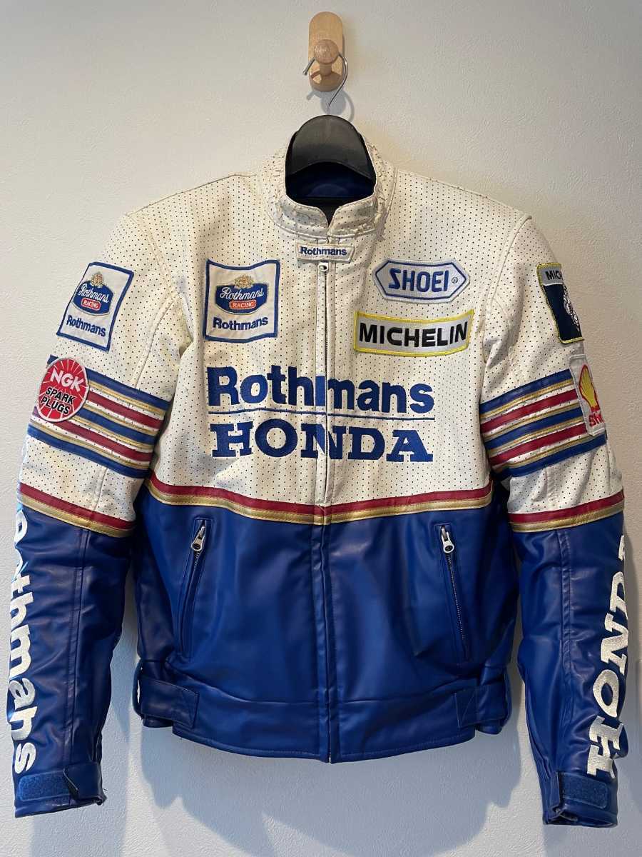 Rothmans HONDA ロスマンズホンダ レーシングジャケット ライダースジャケット 販売本物