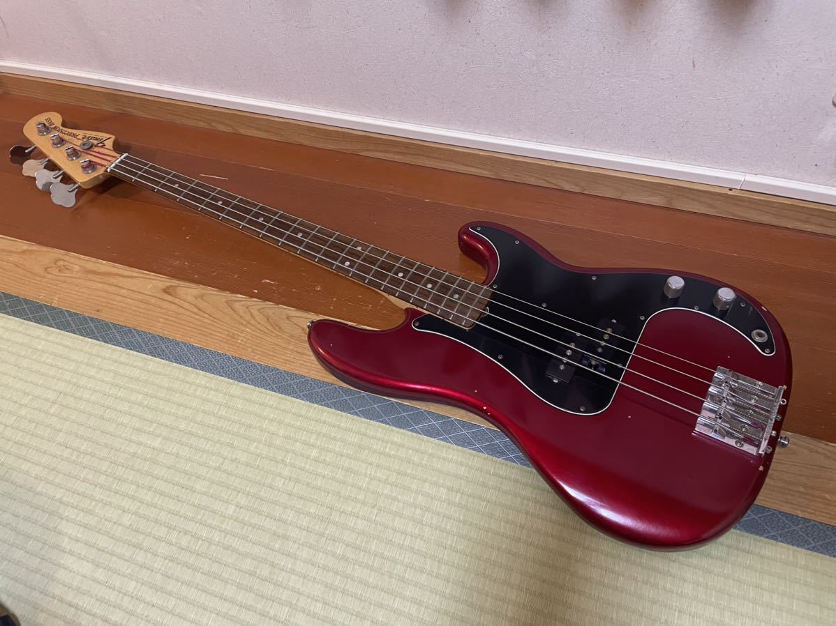 Fender Nate Mendel P Bass Road Worn Candy Apple Red 初期_画像1