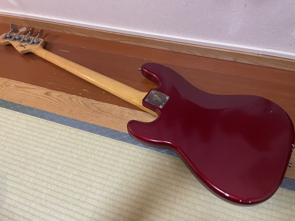 Fender Nate Mendel P Bass Road Worn Candy Apple Red 初期_画像8