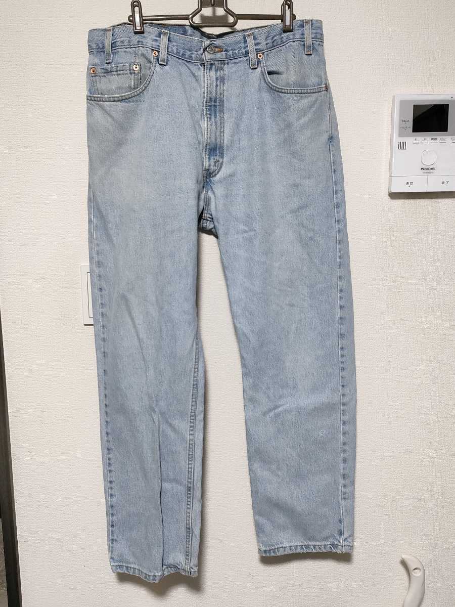 ☆【Levi's】ジーパン☆505☆01's☆USA製☆刻印513☆W38 L30☆メンズ☆USED【158】_画像1