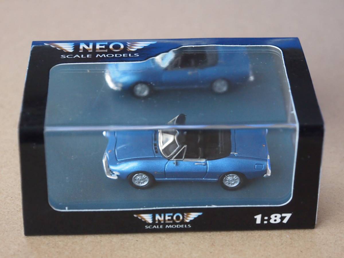 NEO 1/87 Fiat Dino Spyder 2000 メタリックブルー_画像2