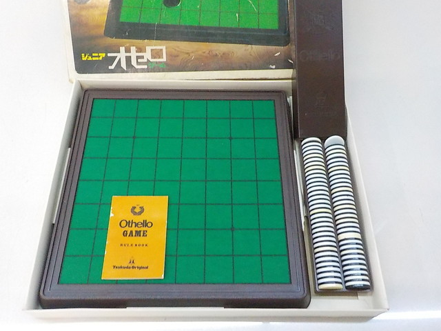 TIN *0 Othello игра tsukda оригинал б/у ребенок игрушка Showa Retro 4-10/14(.) настольный игра настольная игра 