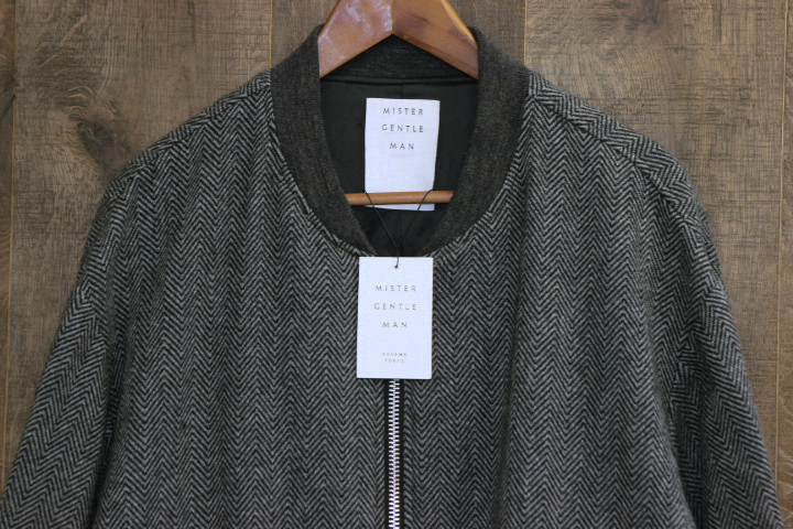 未使用 MR.GENTLEMAN (ミスタージェントルマン) BOMBER FRONT COAT / L