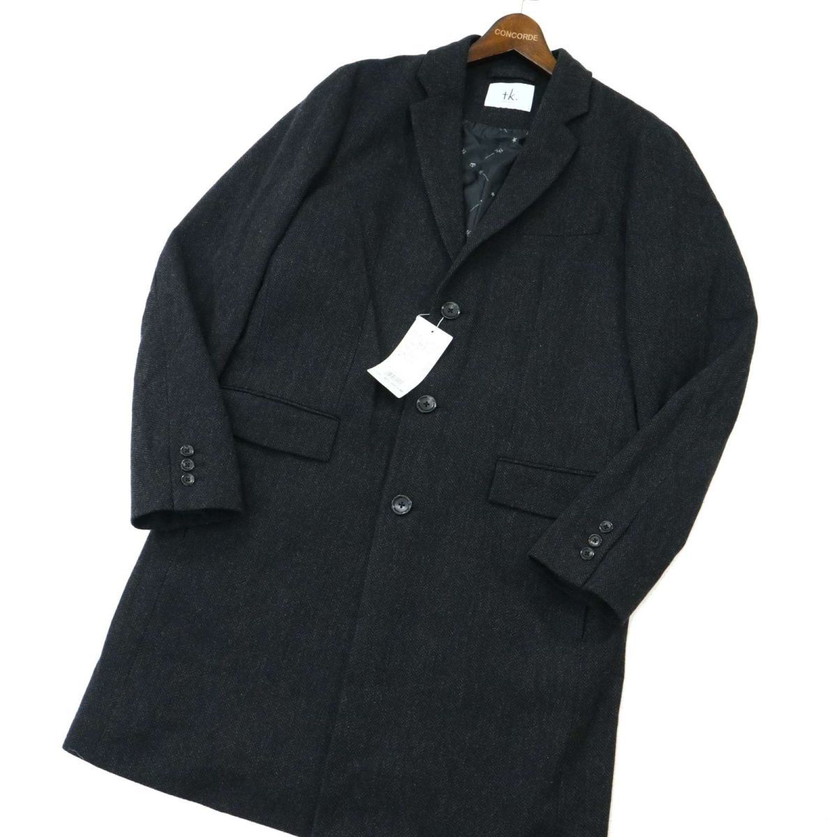 現品 TAKEO KIKUCHI コート 黒 sitedev.minifinder.se