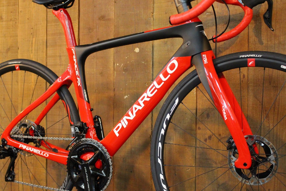 美品 ピナレロ PINARELLO プリンス PRINCE FX DISK 2020年モデル 465サイズ シマノ デュラエース R9270 12S カーボン ロードバイク_画像3