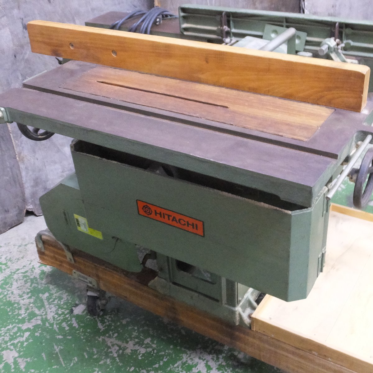 ◆HITACHI 日立工機 310mm 万能木工機 PU100F 自動かんな盤 木工機械 100V 50/60Hz◆_画像4